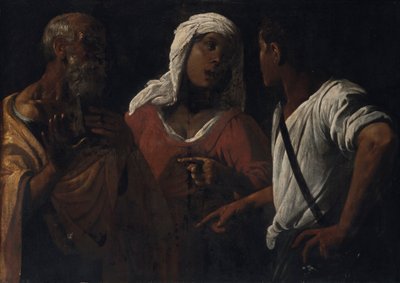 The Denial of Saint Peter by Follower of Hendrick ter Brugghen